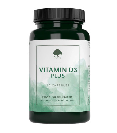 G&G Vitamins - Vitamin D3 Plus s vitaminom K2, 60 kapsula