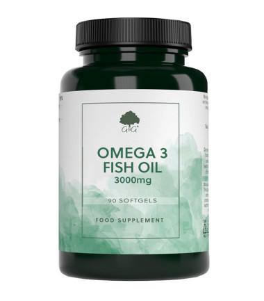 G&G Vitamins - Omega 3 riblje ulje, 3000 mg, 90 kapsula